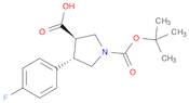 4-(4-FLUORO-PHENYL)-PYRROLIDINE-1,3-DICARBOXYLIC ACID 1-TERT-BUTYL ESTER