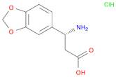 (R)-3-Amino-3-(benzo[d][1,3]dioxol-5-yl)propanoic acid hydrochloride