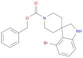 benzyl 4-bromospiro[1,2-dihydroindole-3,4'-piperidine]-1'-carboxylate