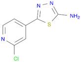 5-(2-Chloropyridin-4-yl)-1,3,4-thiadiazol-2-amine