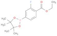 Ethyl 2-fluoro-4-(4,4,5,5-tetramethyl-1,3,2-dioxaborolan-2-yl)benzoate