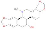 [1,3]Benzodioxolo[5,6-c]-1,3-dioxolo[4,5-i]phenanthridin-6-ol,5b,6,7,12b,13,14-hexahydro-13-meth...