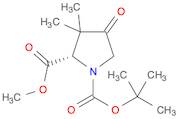 1,2-Pyrrolidinedicarboxylic acid, 3,3-dimethyl-4-oxo-,1-(1,1-dimethylethyl) 2-methyl ester, (2S)-