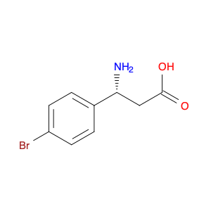 Benzenepropanoic acid, b-amino-4-bromo-, (bR)-