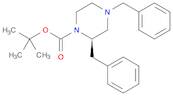 1-Piperazinecarboxylic acid, 2,4-bis(phenylmethyl)-, 1,1-dimethylethylester, (2R)-