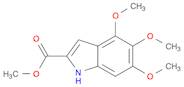 1H-Indole-2-carboxylic acid, 4,5,6-trimethoxy-, methyl ester