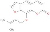 7H-Furo[3,2-g][1]benzopyran-7-one, 9-[(3-methyl-2-butenyl)oxy]-