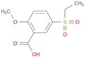 Benzoic acid, 5-(ethylsulfonyl)-2-methoxy-