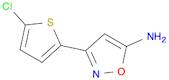 3-(5-chlorothiophen-2-yl)-1,2-oxazol-5-amine