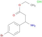 Ethyl 3-amino-3-(4-bromophenyl)propanoate hydrochloride