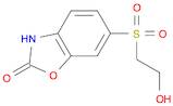 2(3H)-Benzoxazolone,6-[(2-hydroxyethyl)sulfonyl]-