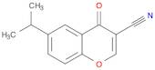 4H-1-Benzopyran-3-carbonitrile, 6-(1-methylethyl)-4-oxo-