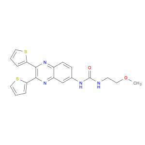 1-(2,3-Di(thiophen-2-yl)quinoxalin-6-yl)-3-(2-methoxyethyl)urea