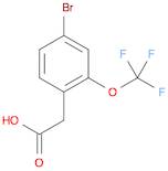 Benzeneacetic acid, 4-bromo-2-(trifluoromethoxy)-