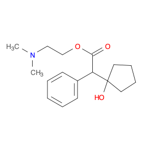 Benzeneacetic acid, a-(1-hydroxycyclopentyl)-, 2-(dimethylamino)ethylester