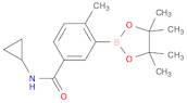 Benzamide,N-cyclopropyl-4-methyl-3-(4,4,5,5-tetramethyl-1,3,2-dioxaborolan-2-yl)-