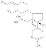 Pregna-1,4-diene-3,20-dione, 21-(acetyloxy)-11,17-dihydroxy-, (11b)-