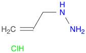 Hydrazine, 2-propenyl-, monohydrochloride