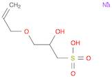 1-Propanesulfonic acid, 2-hydroxy-3-(2-propenyloxy)-, monosodium salt