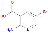 3-Pyridinecarboxylic acid, 2-amino-5-bromo-