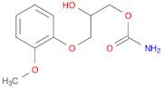 1,2-Propanediol, 3-(2-methoxyphenoxy)-, 1-carbamate