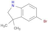 1H-Indole, 5-bromo-2,3-dihydro-3,3-dimethyl-