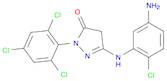 5-(5-amino-2-chloroanilino)-2-(2,4,6-trichlorophenyl)-4H-pyrazol-3-one