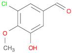 Benzaldehyde, 3-chloro-5-hydroxy-4-methoxy-