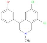 Isoquinoline,4-(3-bromophenyl)-6,8-dichloro-1,2,3,4-tetrahydro-2-methyl-