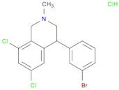 Isoquinoline,4-(3-bromophenyl)-6,8-dichloro-1,2,3,4-tetrahydro-2-methyl-,hydrochloride