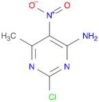 4-Pyrimidinamine, 2-chloro-6-methyl-5-nitro-