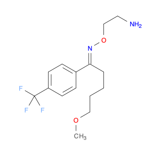 1-Pentanone, 5-methoxy-1-[4-(trifluoromethyl)phenyl]-,O-(2-aminoethyl)oxime, (1E)-