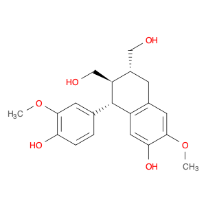 2,3-Naphthalenedimethanol,1,2,3,4-tetrahydro-7-hydroxy-1-(4-hydroxy-3-methoxyphenyl)-6-methoxy-, (…