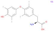 L-Tyrosine, O-(4-hydroxy-3,5-diiodophenyl)-3,5-diiodo-, monosodiumsalt