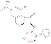 5-Thia-1-azabicyclo[4.2.0]oct-2-ene-2-carboxylic acid,3-[[(aminocarbonyl)oxy]methyl]-7-[[(2Z)-2-...