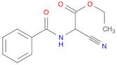 Acetic acid, (benzoylamino)cyano-, ethyl ester