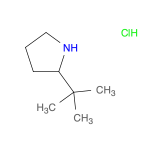 Pyrrolidine, 2-(1,1-dimethylethyl)-, hydrochloride