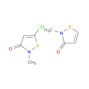 3(2H)-Isothiazolone, 5-chloro-2-methyl-, mixt. with2-methyl-3(2H)-isothiazoloneOTHER CA INDEX NAME…