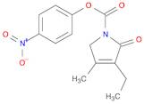 1H-Pyrrole-1-carboxylic acid, 3-ethyl-2,5-dihydro-4-methyl-2-oxo-,4-nitrophenyl ester