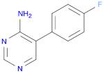 4-Pyrimidinamine, 5-(4-fluorophenyl)-