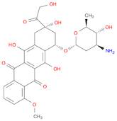 5,12-Naphthacenedione,10-[(3-amino-2,3,6-trideoxy-a-L-arabino-hexopyranosyl)oxy]-7,8,9,10-tetrah...