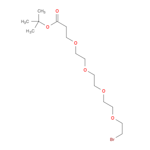 3,6,9,12-Tetraoxapentadecan-15-oic acid, 1-bromo-, 1,1-dimethylethylester