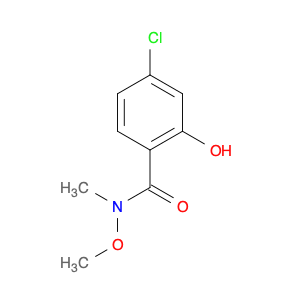 Benzamide, 4-chloro-2-hydroxy-N-methoxy-N-methyl-