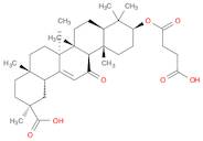 Olean-12-en-29-oic acid, 3-(3-carboxy-1-oxopropoxy)-11-oxo-,(3b,20b)-