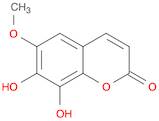 2H-1-Benzopyran-2-one, 7,8-dihydroxy-6-methoxy-