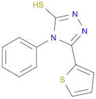 3H-1,2,4-Triazole-3-thione,2,4-dihydro-4-phenyl-5-(2-thienyl)-