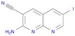 2-AMINO-6-IODO-[1,8]NAPHTHYRIDINE-3-CARBONITRILE