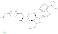 Adenosine,3'-[[(2S)-2-amino-3-(4-methoxyphenyl)-1-oxopropyl]amino]-3'-deoxy-N,N-dimethyl-, dihydro…