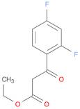 Benzenepropanoic acid, 2,4-difluoro-b-oxo-, ethyl ester