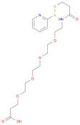 4,7,10,13-Tetraoxa-16-azanonadecanoic acid,17-oxo-19-(2-pyridinyldithio)-